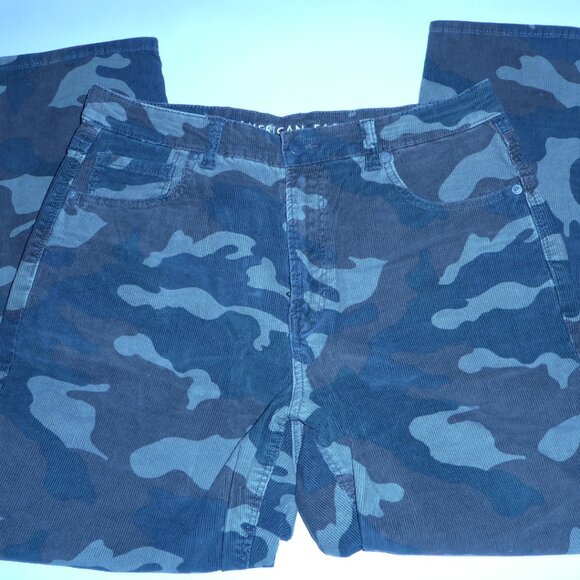 American Eagle Outfitters Pants - American Eagle American Eagle Corduroy Camo Mom Jeans